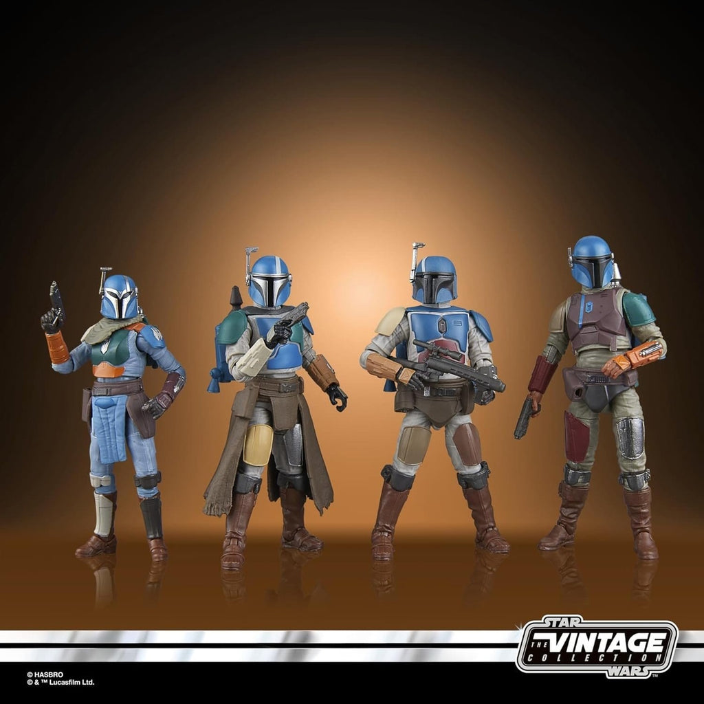 Imagen del producto Star Wars The Mandalorian Vintage Collection Pack de 4 figuras de acción Mandalorian Shriek-Hawk 10 cm