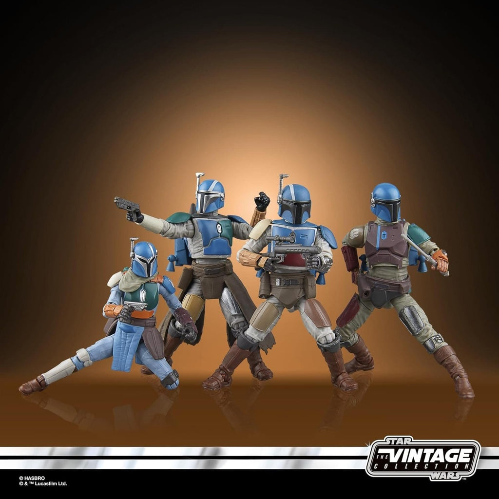 Imagen del producto Star Wars The Mandalorian Vintage Collection Pack de 4 figuras de acción Mandalorian Shriek-Hawk 10 cm