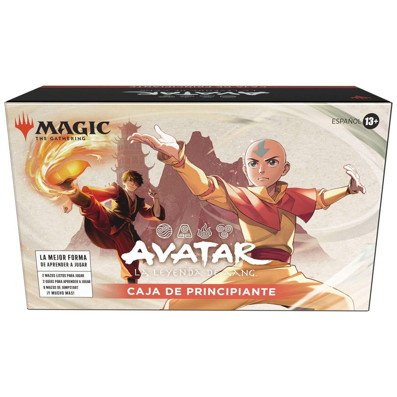 Imagen del producto Magic the Gathering Avatar: la leyenda de Aang Caja expositora de mazos de inicio (3) en español