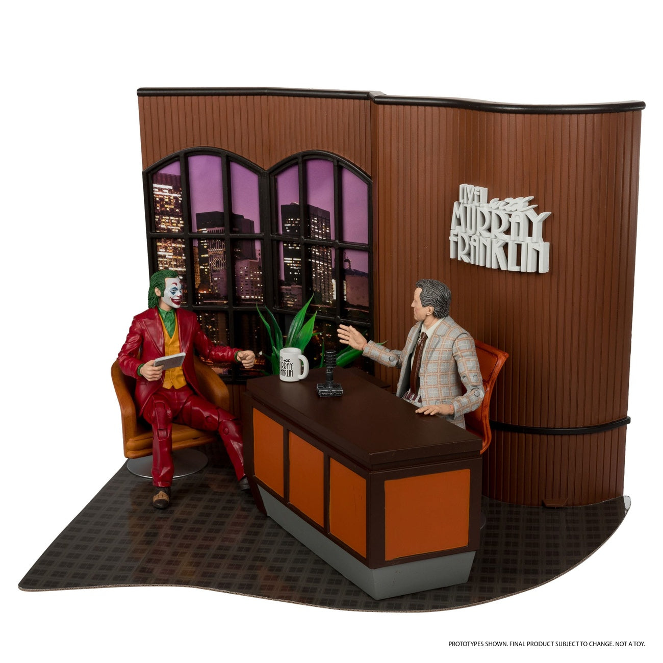 Imagen del producto Joker DC Multiverse (película Joker) Figura de acción Deluxe de coleccionista The Joker (Live with Murray Franklin) Edición limitada 18