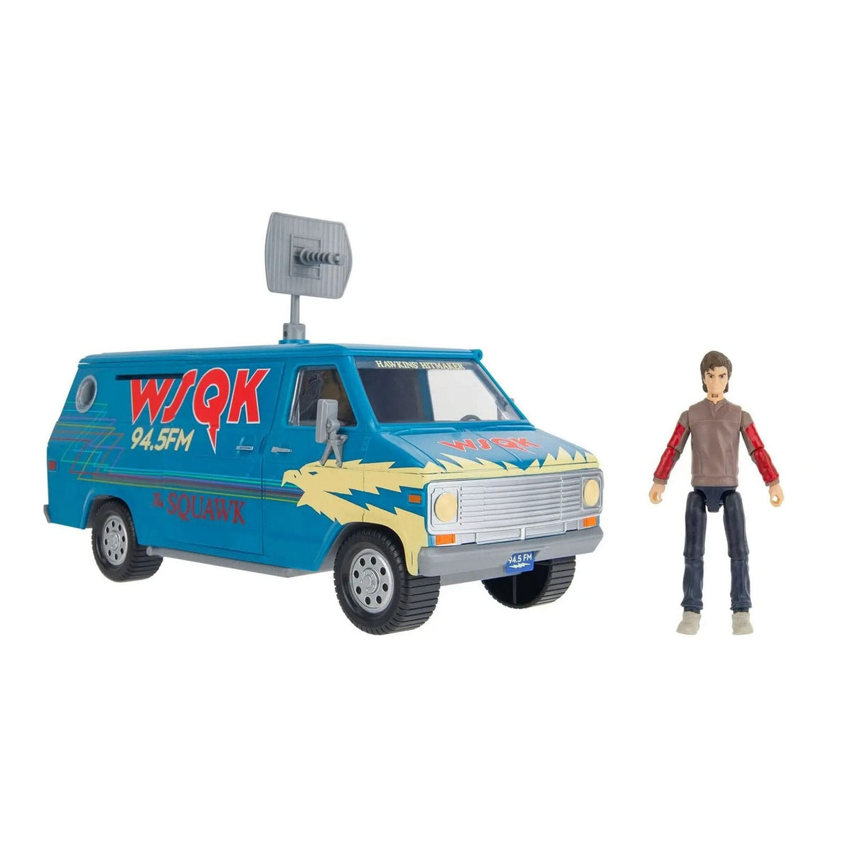 Product image Stranger Things World Of Figure & Vehicle The Squawk Van Playset with Steve
