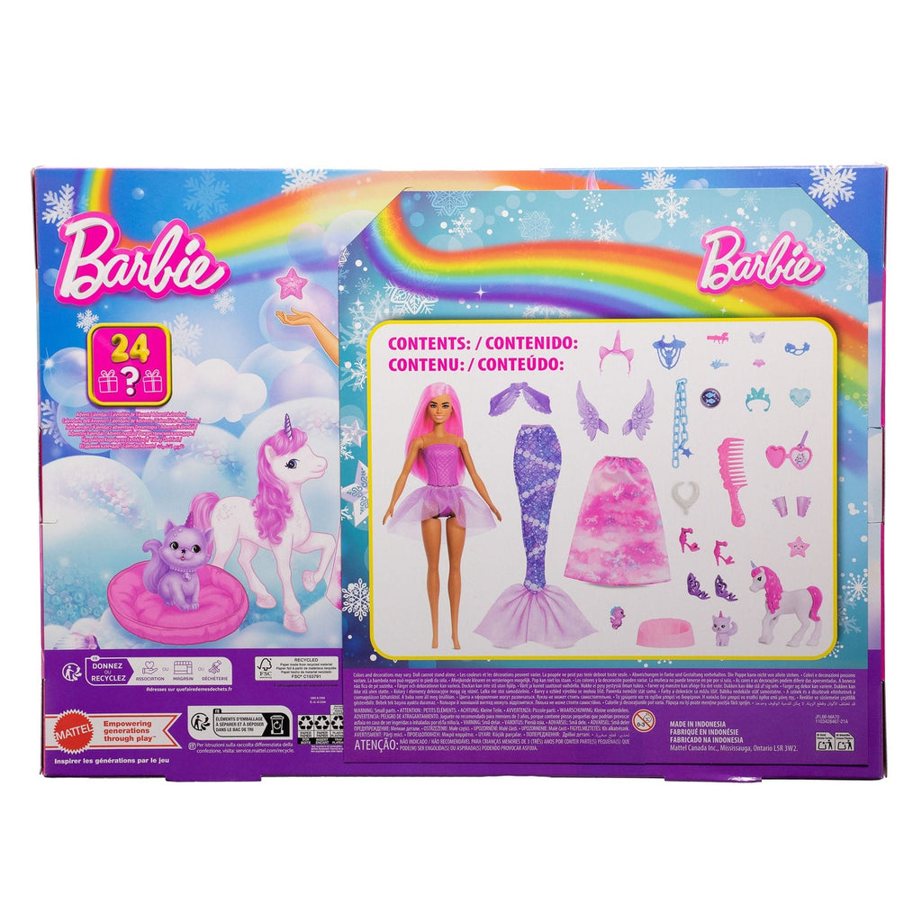 Product image Barbie Fantasy Advent Calendar with Doll