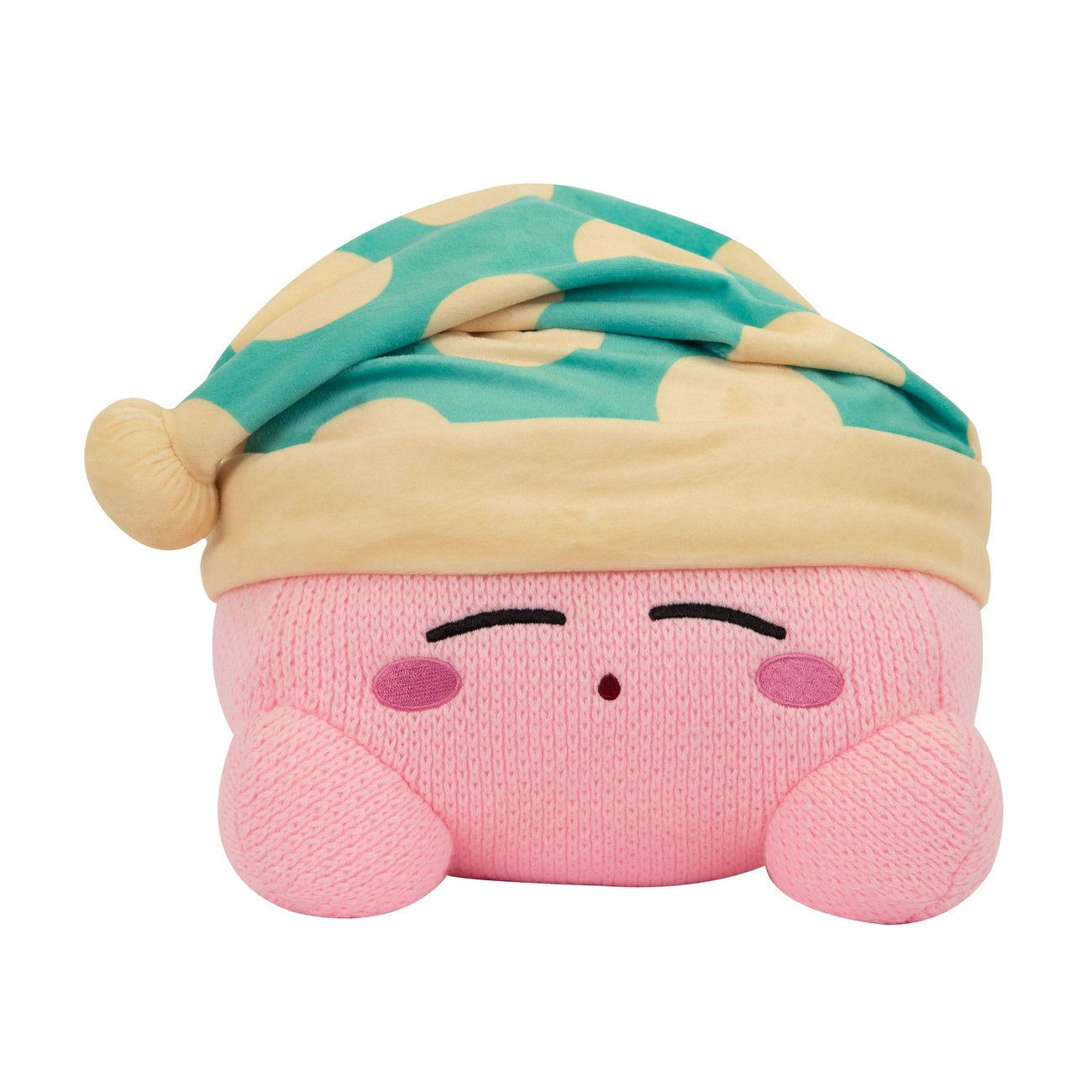 Imagen del producto Figura de peluche Kirby Nuiguru-Knit Kirby Sleeping Mega 25 cm