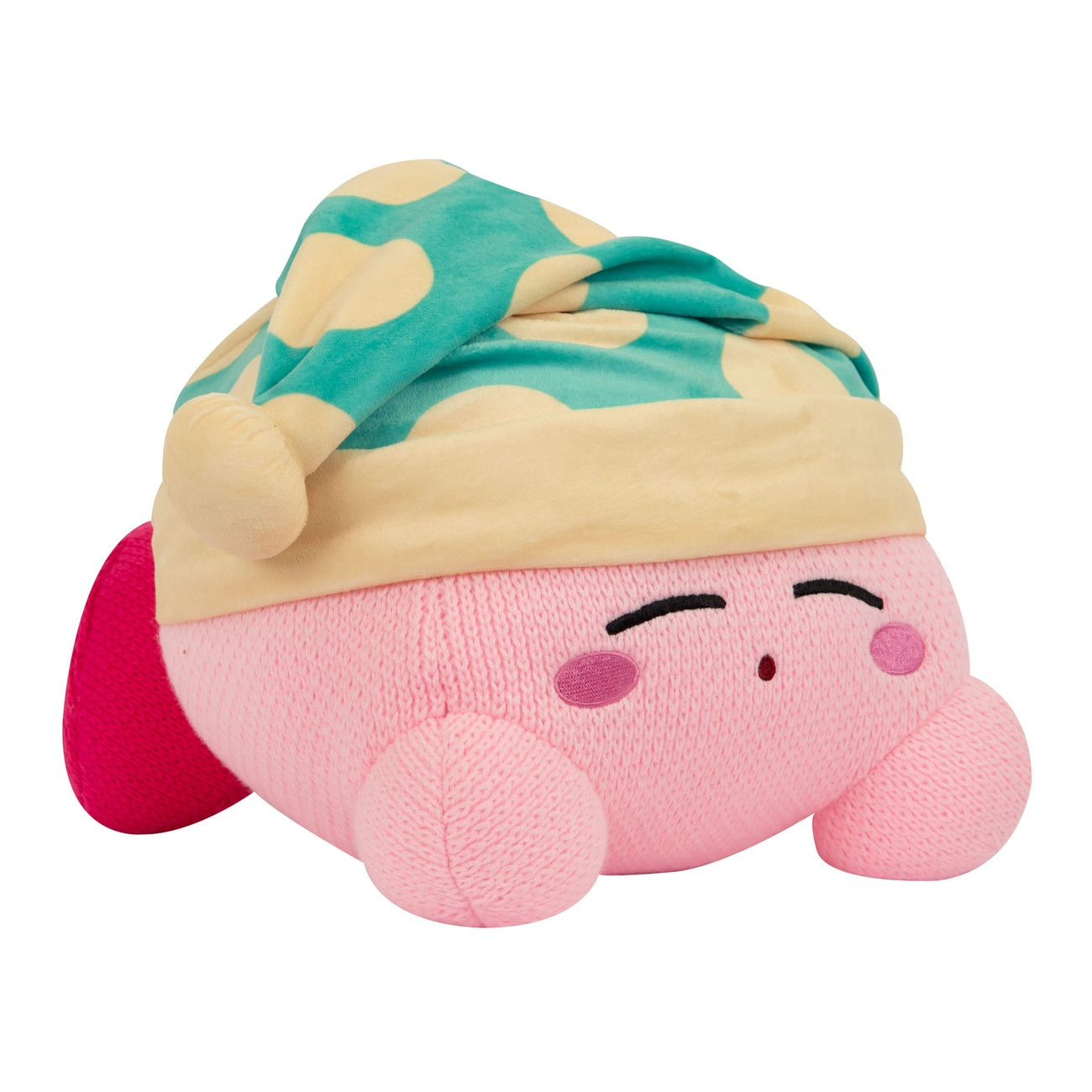 Imagen del producto Figura de peluche Kirby Nuiguru-Knit Kirby Sleeping Mega 25 cm