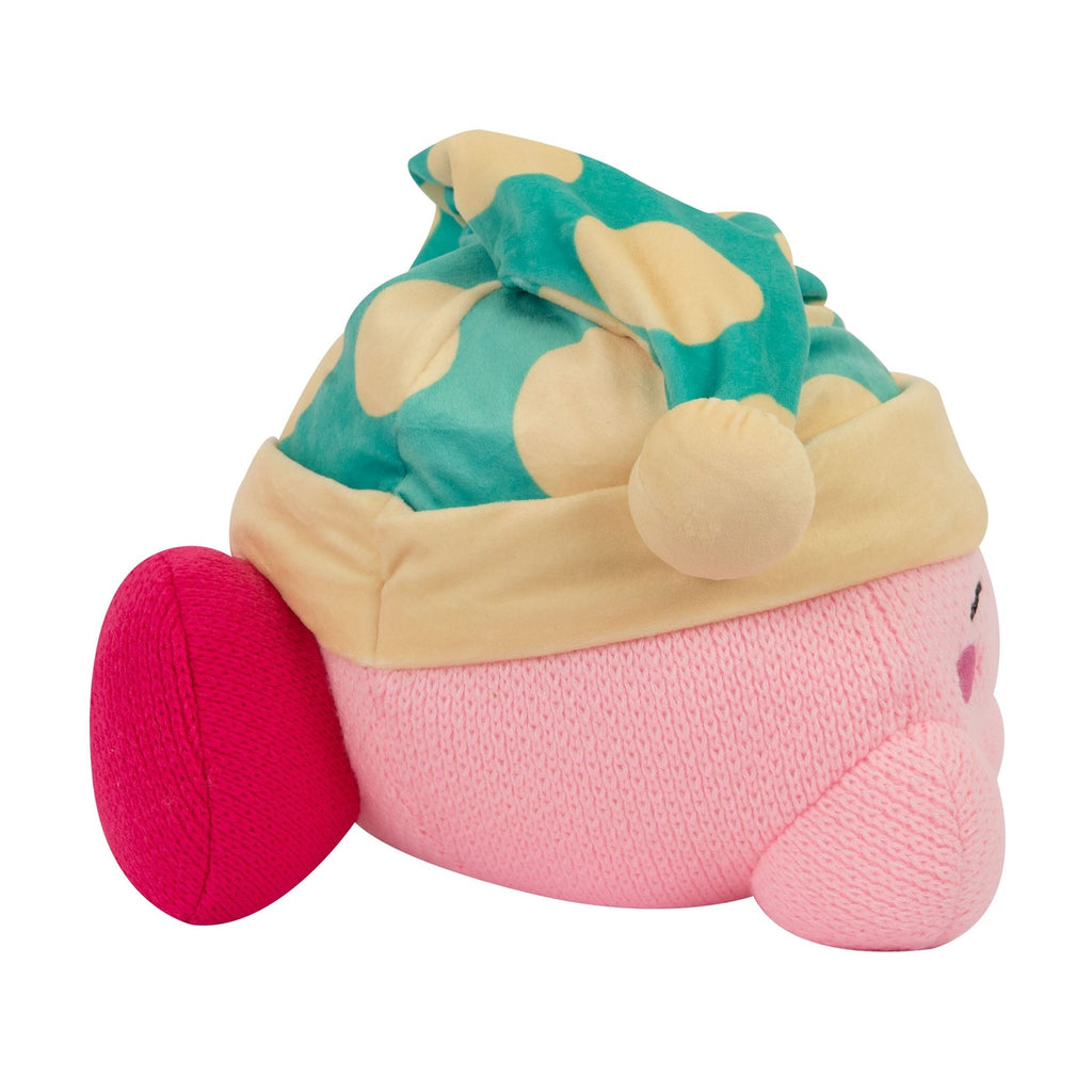 Imagen del producto Figura de peluche Kirby Nuiguru-Knit Kirby Sleeping Mega 25 cm