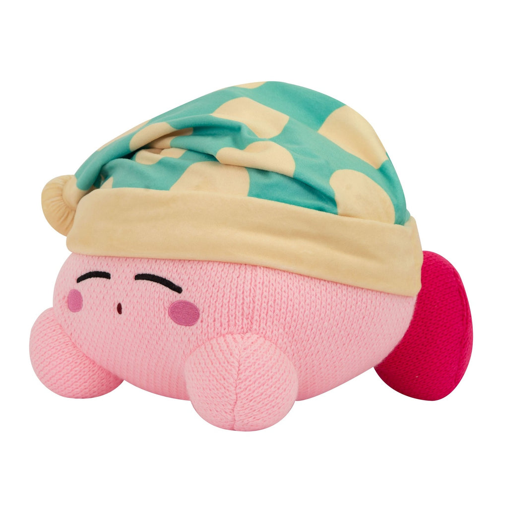 Imagen del producto Figura de peluche Kirby Nuiguru-Knit Kirby Sleeping Mega 25 cm