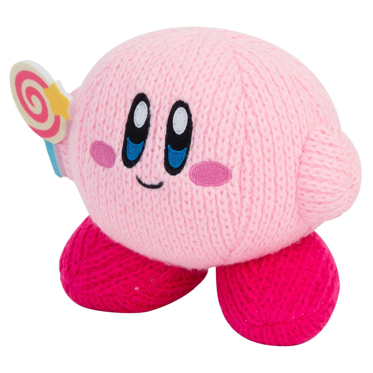 Imagen del producto Kirby Peluche Nuiguru-Knit Kirby con Vara de Caramelo Invencible
