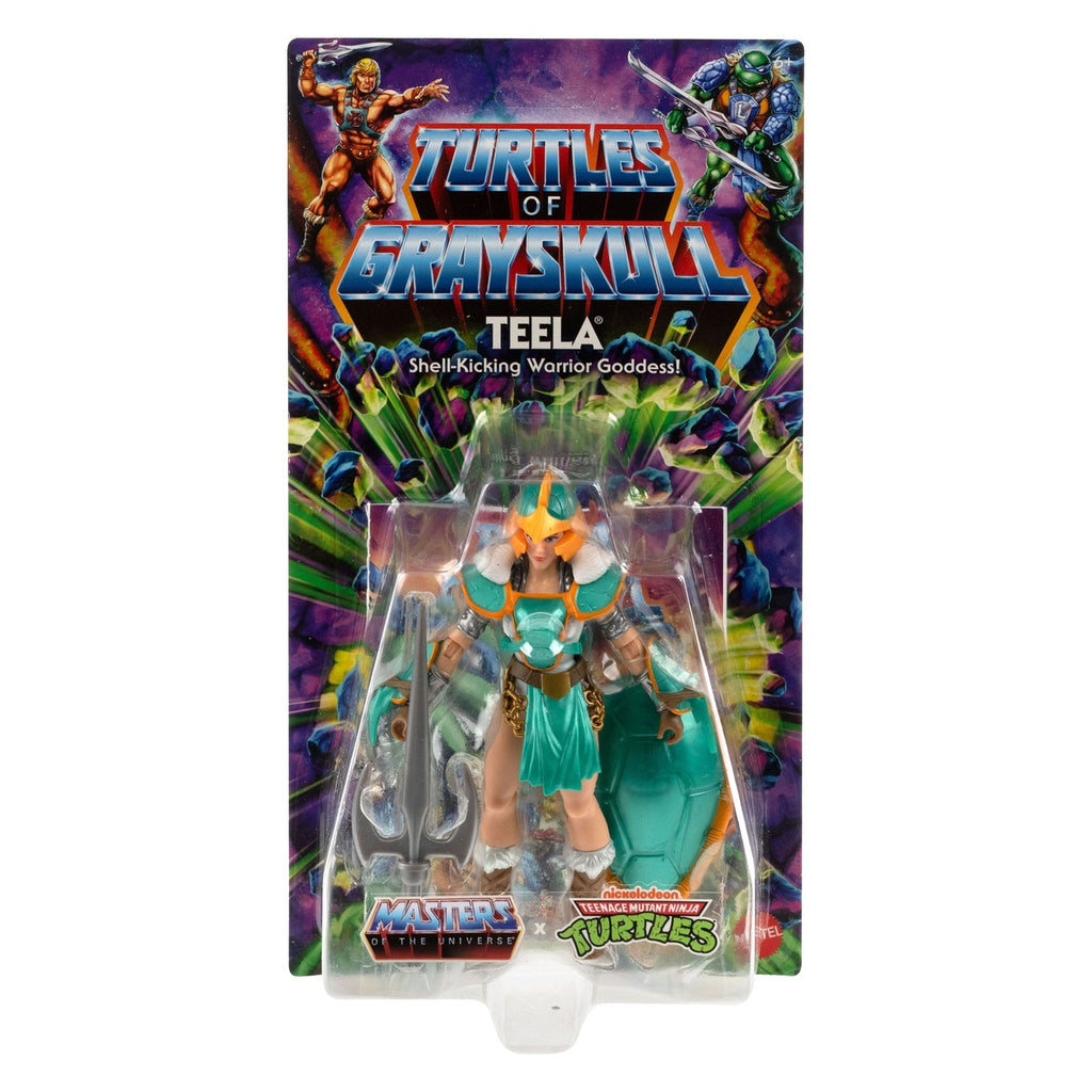 Imagen del producto MOTU x TMNT: Turtles of Grayskull figura de acción Teela 14 cm