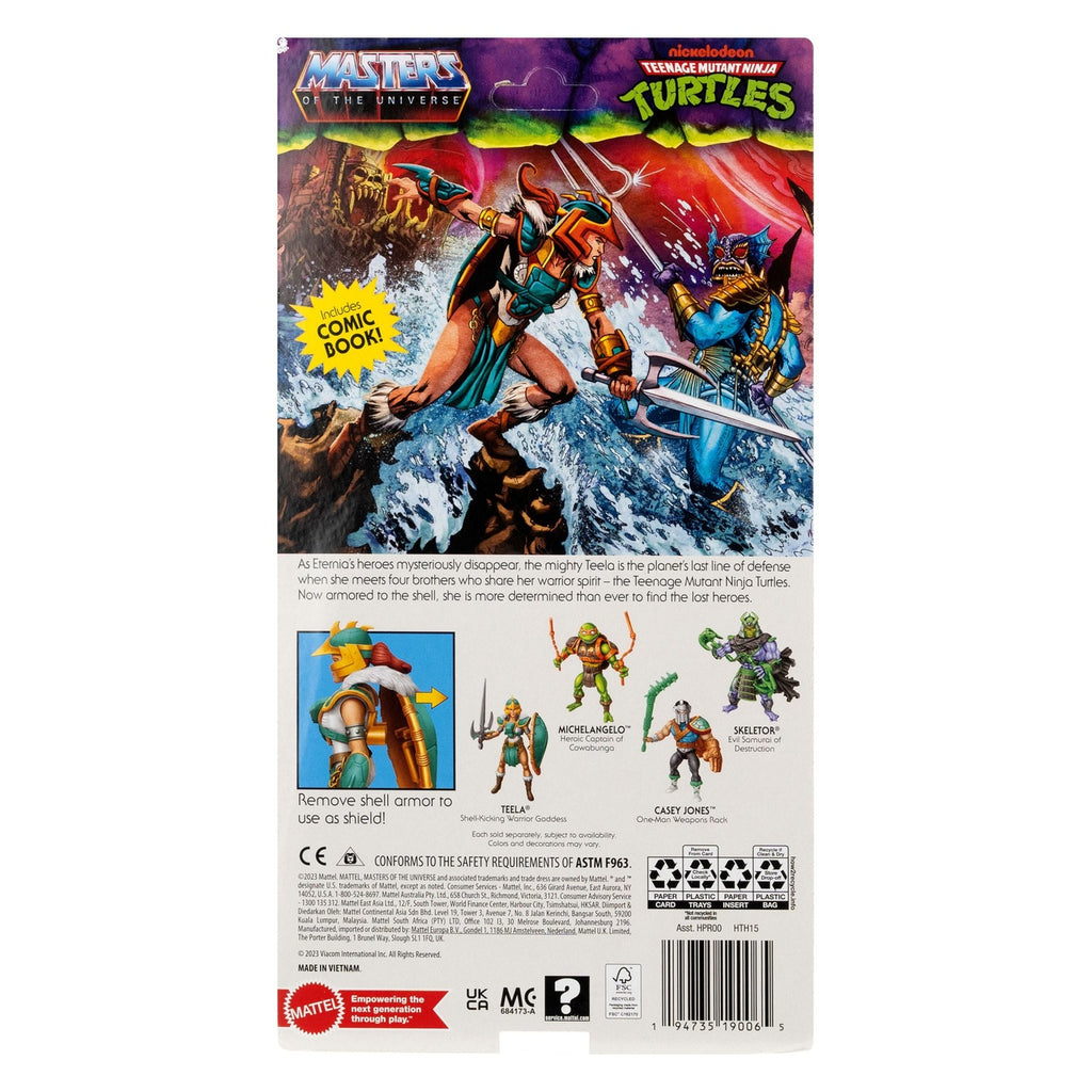 Imagen del producto MOTU x TMNT: Turtles of Grayskull figura de acción Teela 14 cm