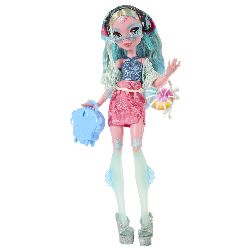 Imagen del producto Monster High Muñeca Skulltimate Secrets Destino: Gore-geous Oasis – Lagoona Blue