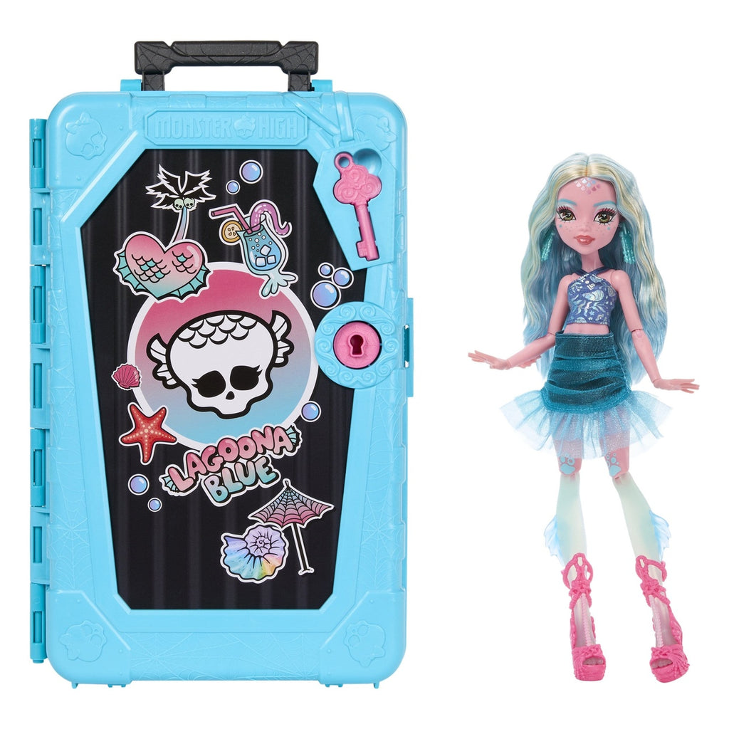 Imagen del producto Monster High Muñeca Skulltimate Secrets Destino: Gore-geous Oasis – Lagoona Blue