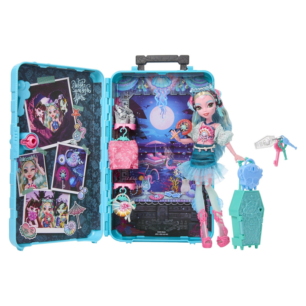 Imagen del producto Monster High Muñeca Skulltimate Secrets Destino: Gore-geous Oasis – Lagoona Blue