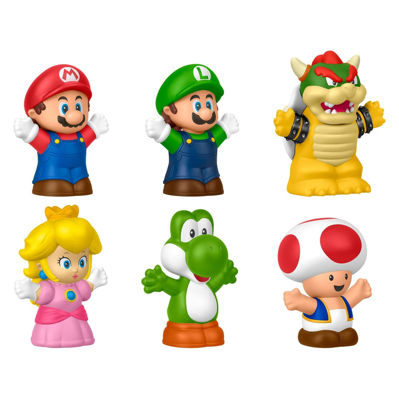 Imagen del producto My Mario Little People Collector minifiguras pack de 6 7 cm