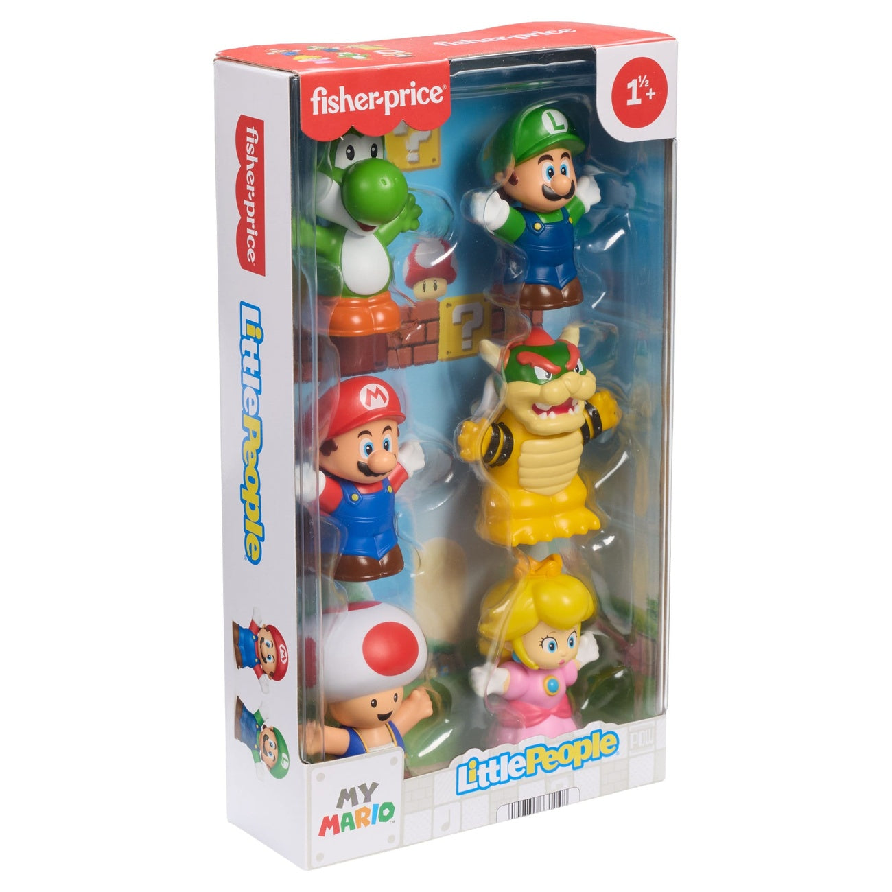 Imagen del producto My Mario Little People Collector minifiguras pack de 6 7 cm