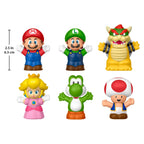 Imagen del producto My Mario Little People Collector minifiguras pack de 6 7 cm