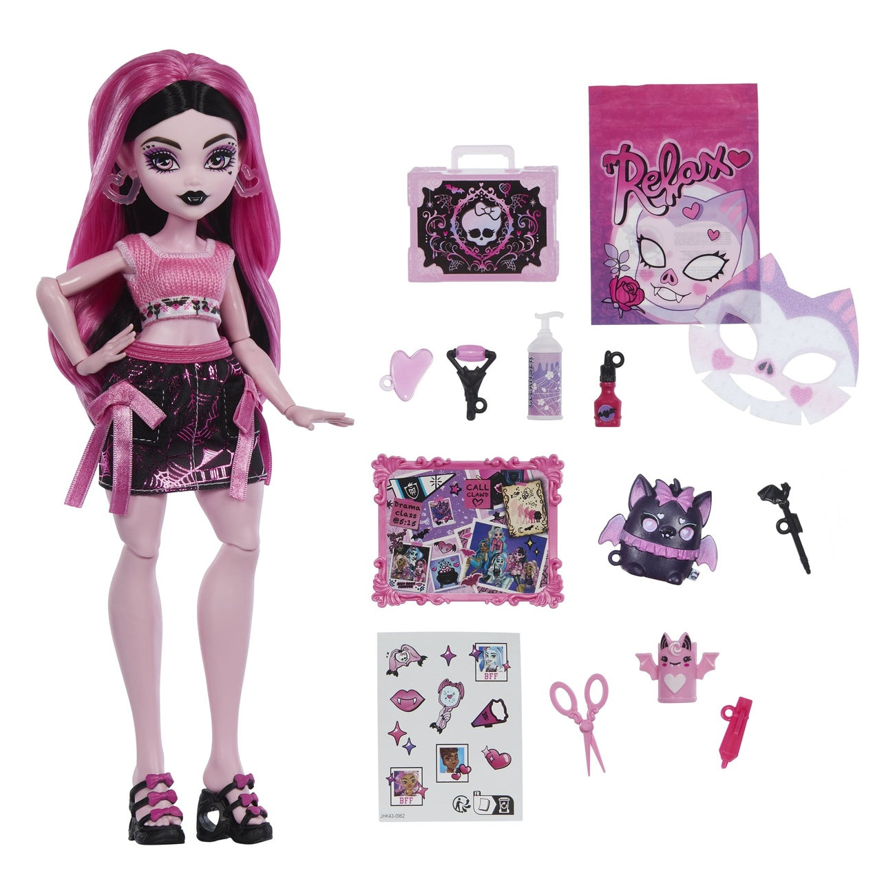 Imagen del producto Monster High Muñeca Self-Scare Secrets Draculaura