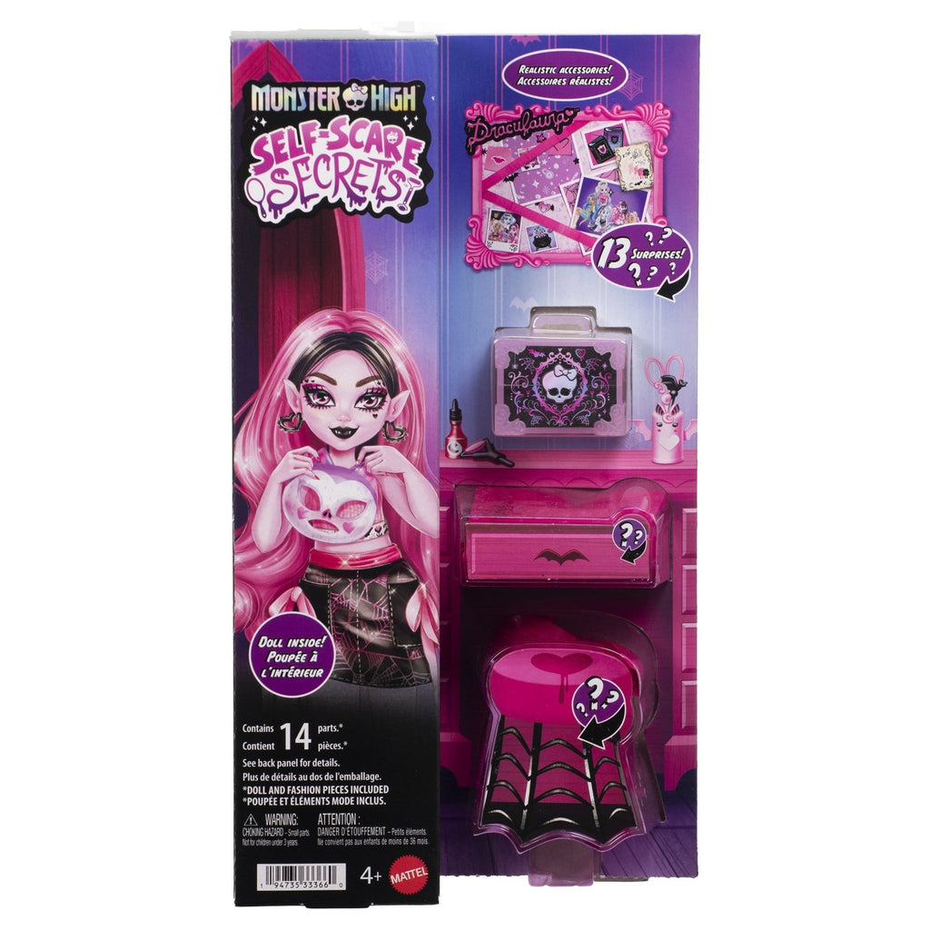 Imagen del producto Monster High Muñeca Self-Scare Secrets Draculaura
