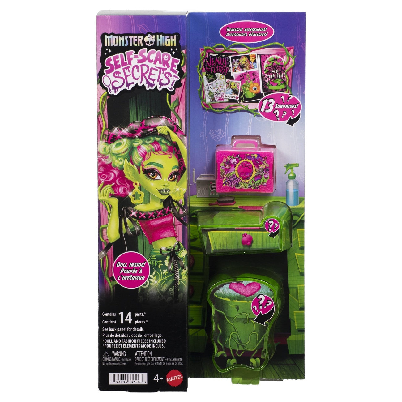 Imagen del producto Monster High Muñeca Self-Scare Secrets Venus McFlytrap