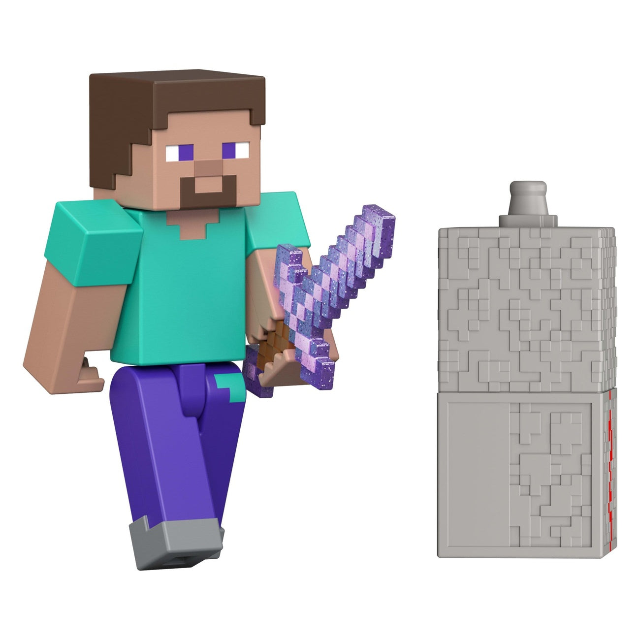 Imagen del producto Figura de acción Minecraft Steve 8 cm