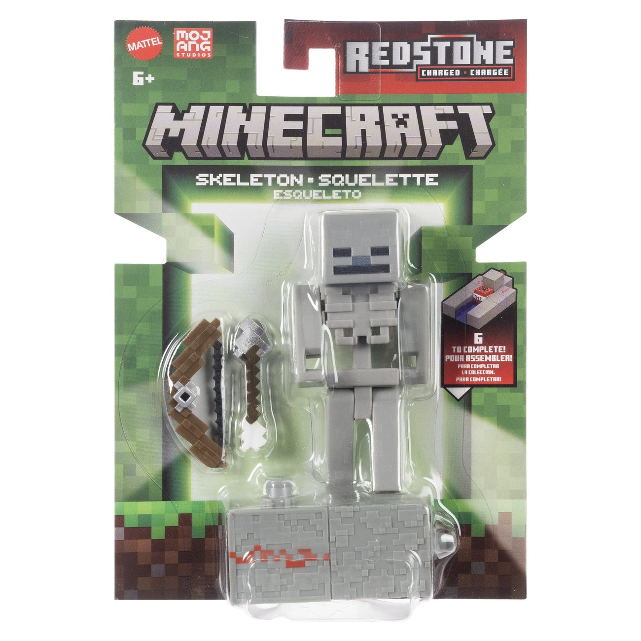 Imagen del producto Figura de acción Minecraft Esqueleto 8 cm