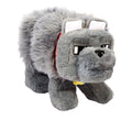 Imagen del producto Un peluche con sonido Dennis el Lobo 20 cm de la película Minecraft