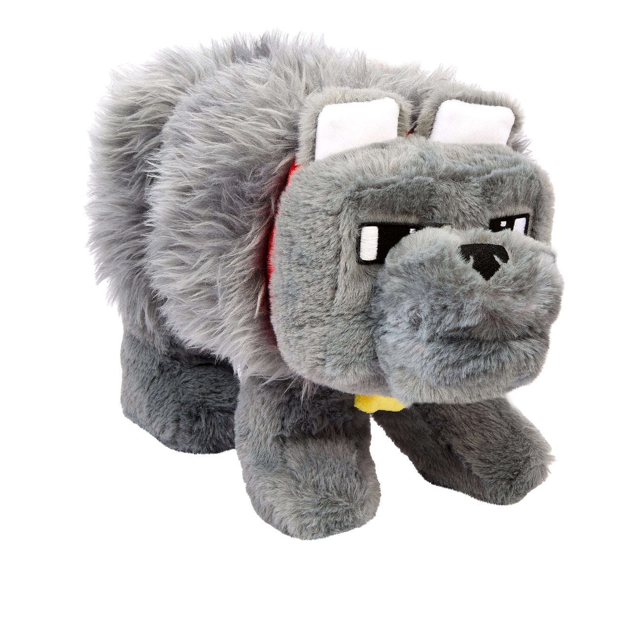 Imagen del producto Un peluche con sonido Dennis el Lobo 20 cm de la película Minecraft