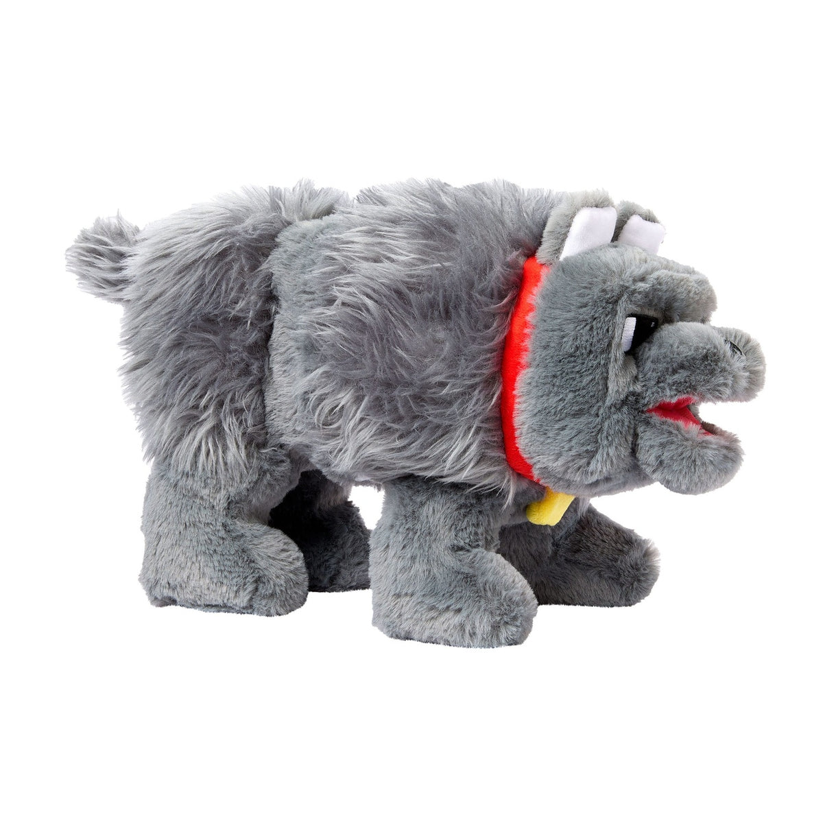 Imagen del producto Un peluche con sonido Dennis el Lobo 20 cm de la película Minecraft