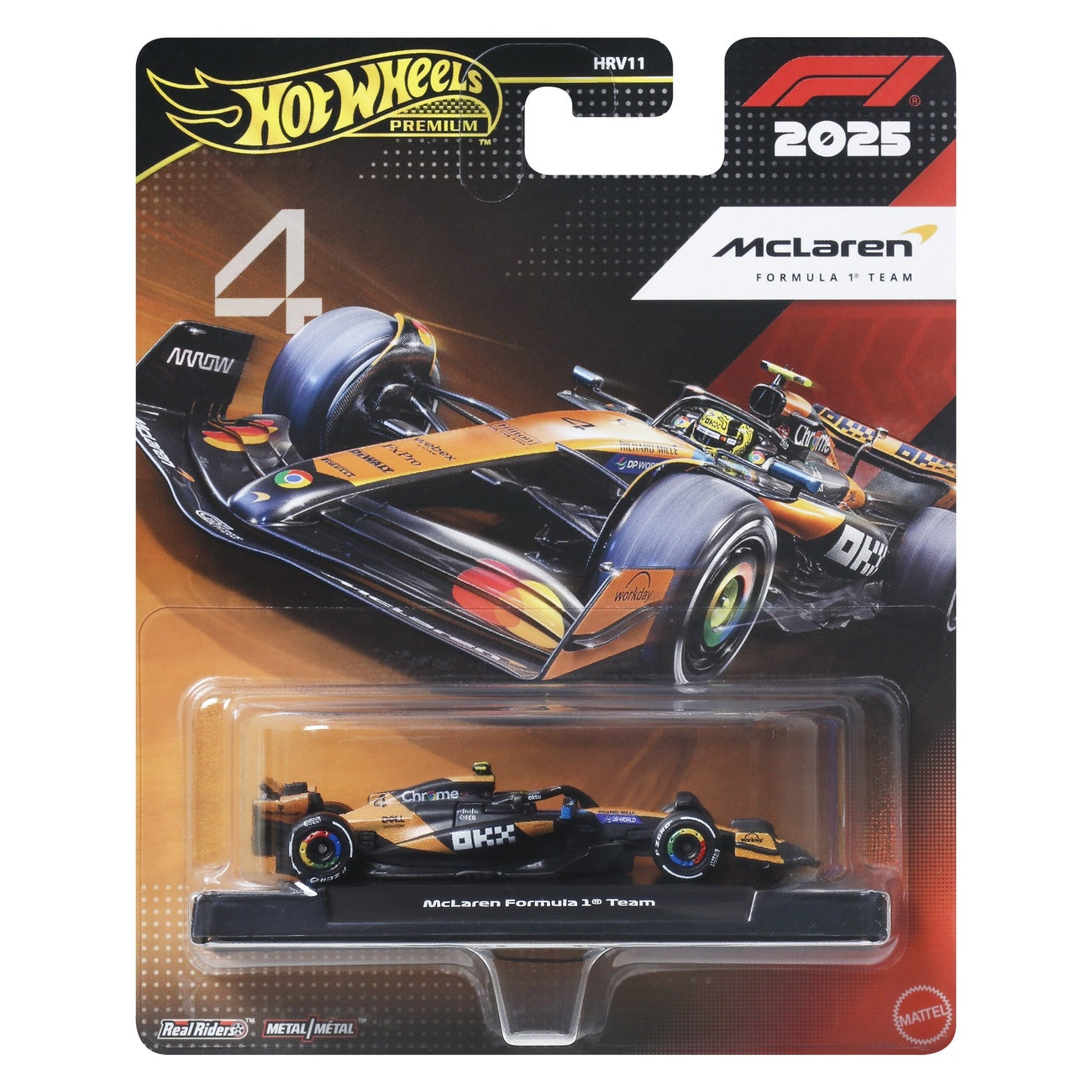 Imagen del producto Fórmula 1 Hot Wheels vehículo Premium Die-Cast 1:64 Team McLaren: Piloto 2