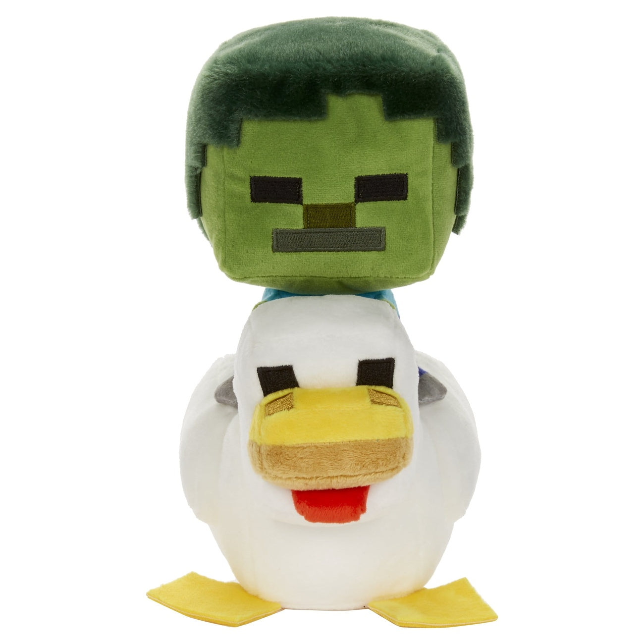 Imagen del producto Minecraft figura de peluche deluxe Chicken Jockey 20 cm