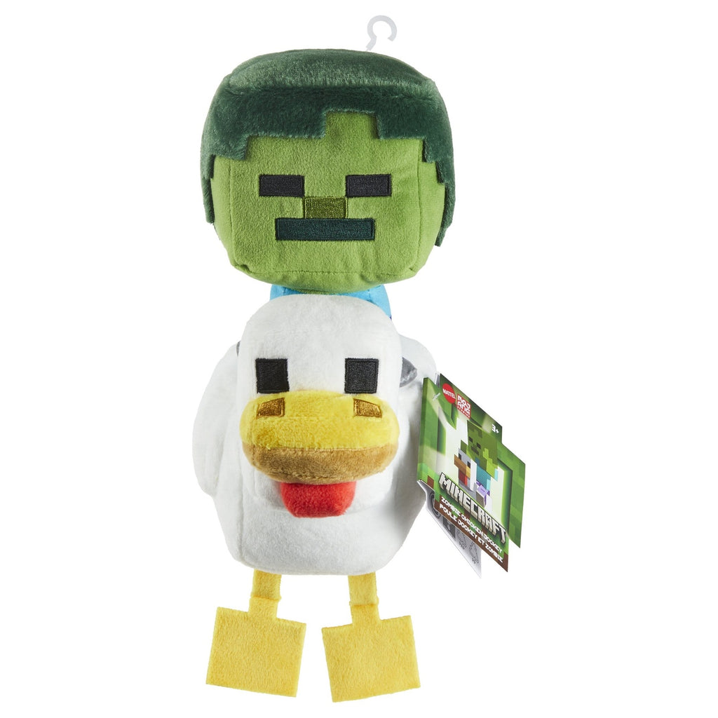 Imagen del producto Minecraft figura de peluche deluxe Chicken Jockey 20 cm