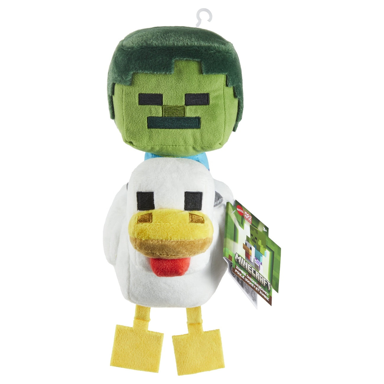 Imagen del producto Minecraft figura de peluche deluxe Chicken Jockey 20 cm