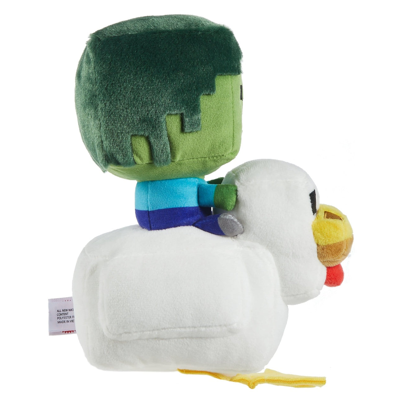 Imagen del producto Minecraft figura de peluche deluxe Chicken Jockey 20 cm