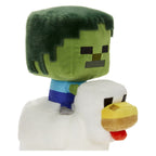 Imagen del producto Minecraft figura de peluche deluxe Chicken Jockey 20 cm