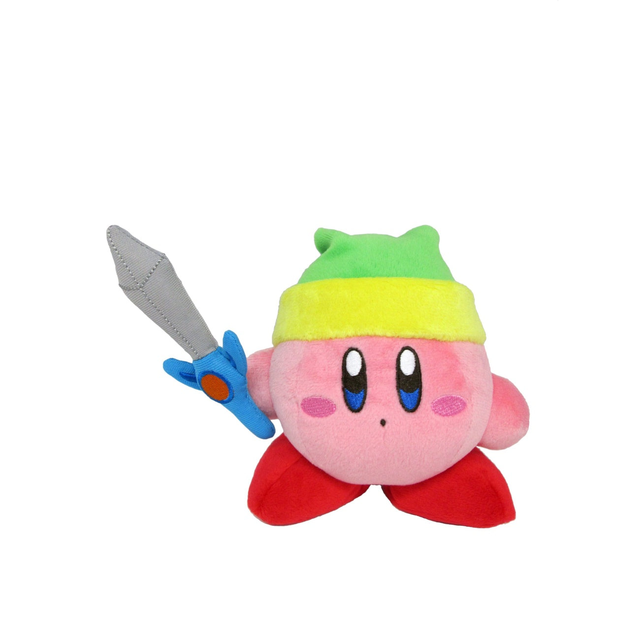 Imagen del producto Figura de peluche Kirby Kirby con espada 12 cm