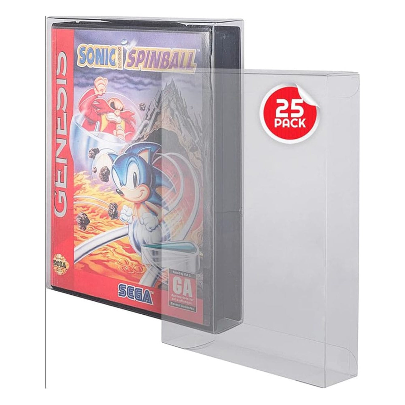 Imagen del producto Fundas PET pack de 25 para juegos de Sega Genesis