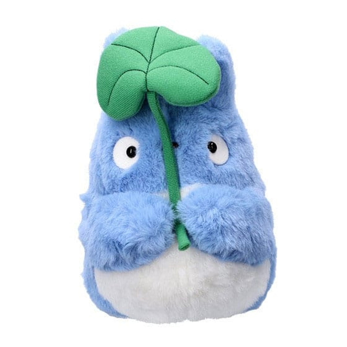 Imagen del producto Mi vecino Totoro Nakayoshi figura de peluche mediana Totoro con hoja 20 cm