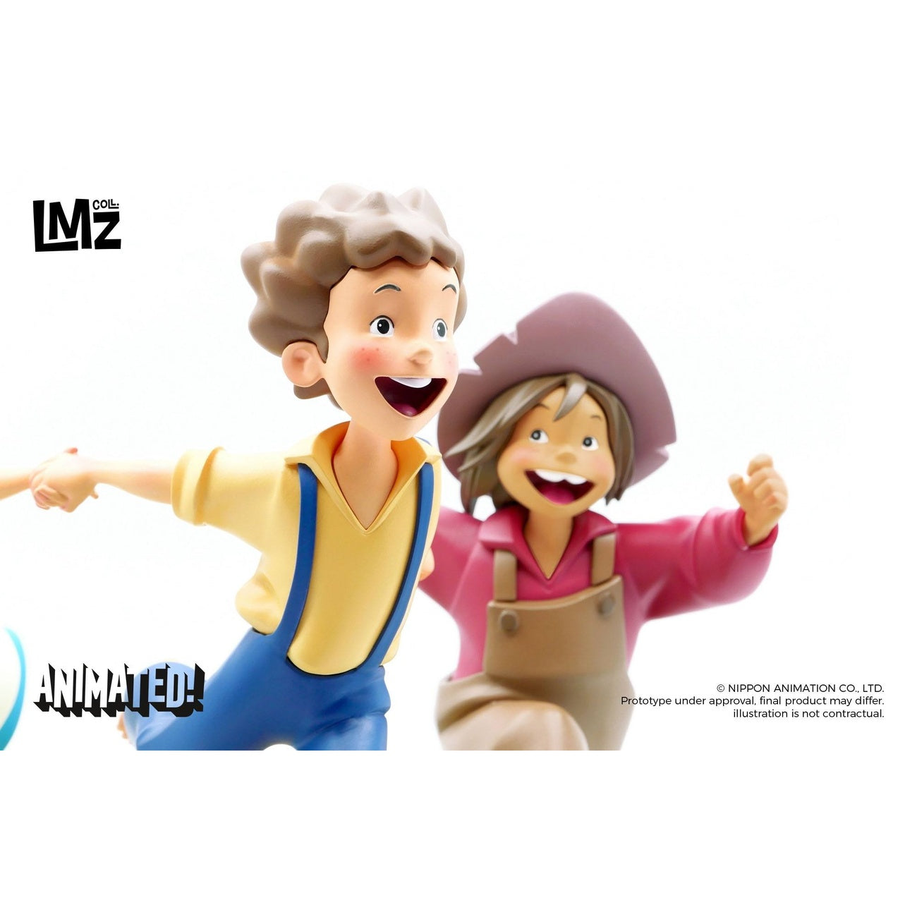 Imagen del producto Las Aventuras de Tom Sawyer Animated! Estatua Tom, Huck & Becky 23 cm