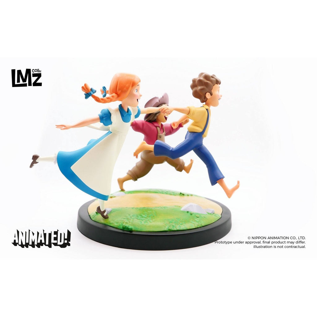 Imagen del producto Las Aventuras de Tom Sawyer Animated! Estatua Tom, Huck & Becky 23 cm