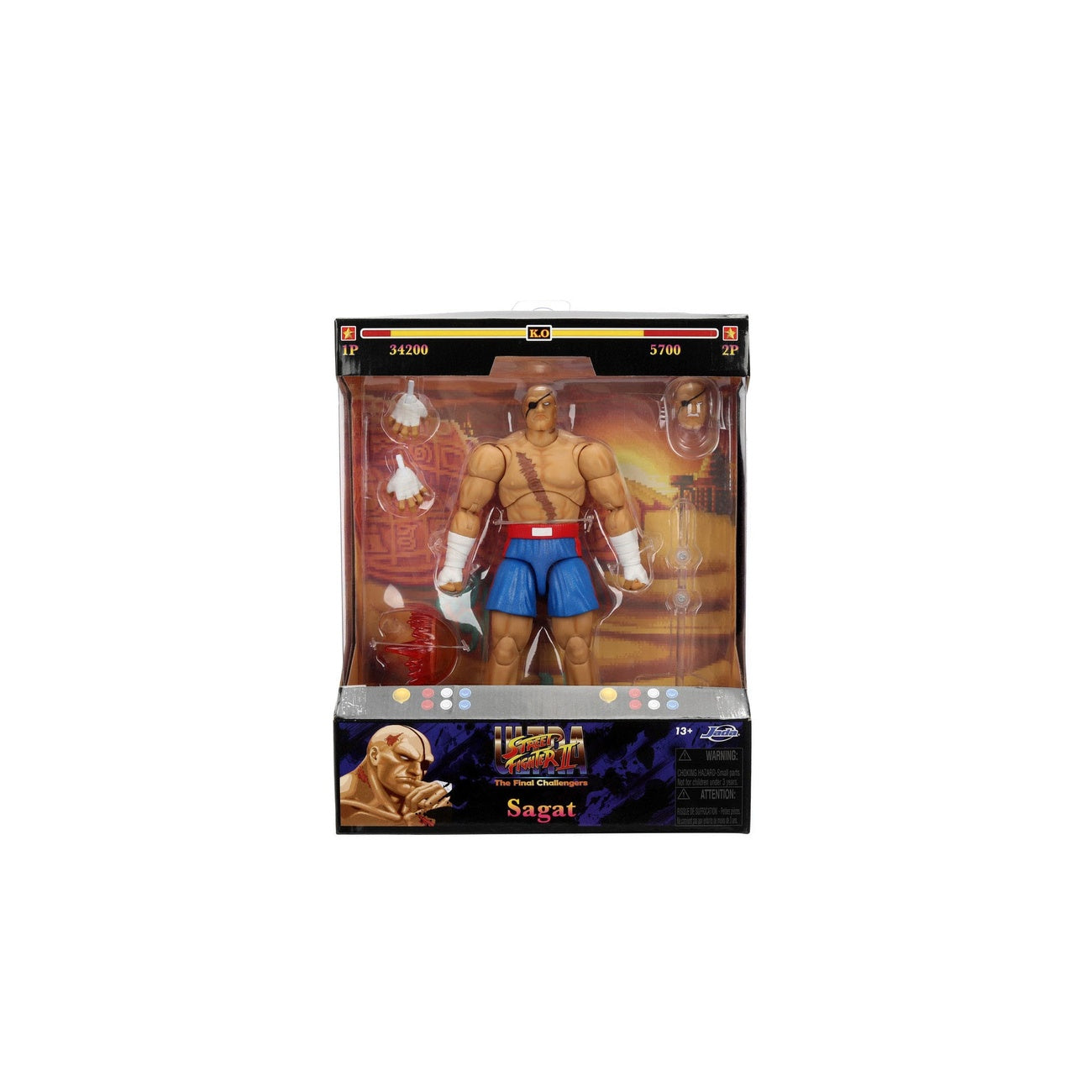 Imagen del producto Ultra Street Fighter II: The Final Challengers Figura de acción 1/12 Sagat 19 cm