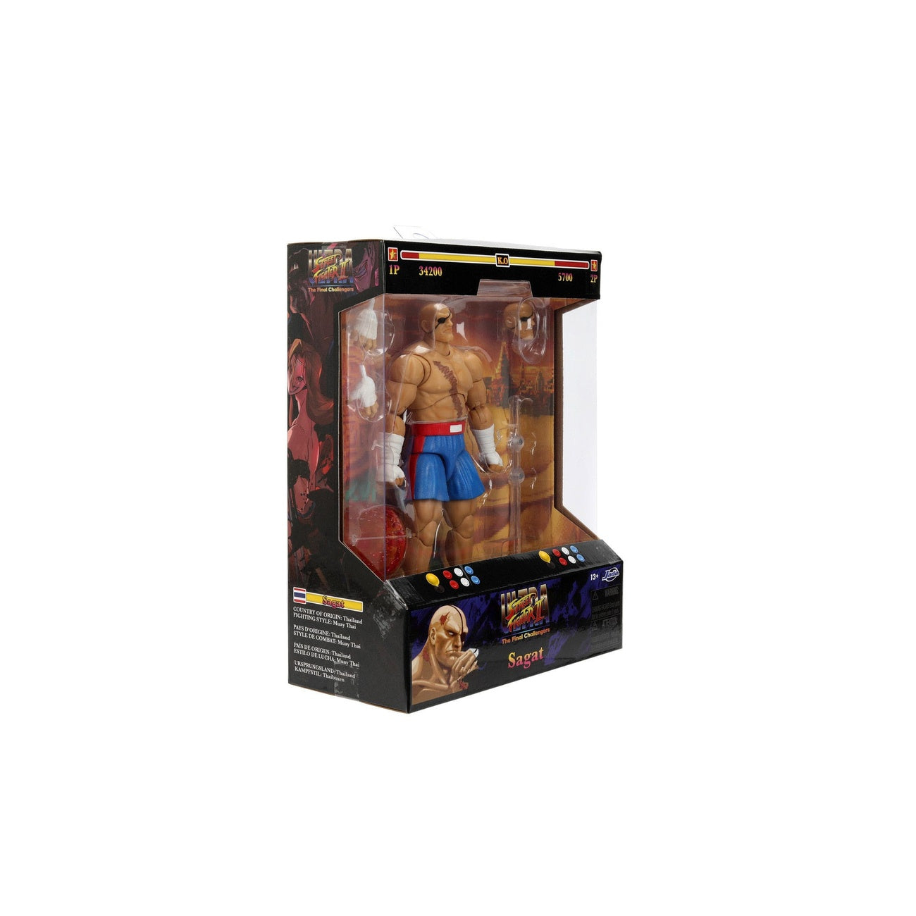 Imagen del producto Ultra Street Fighter II: The Final Challengers Figura de acción 1/12 Sagat 19 cm