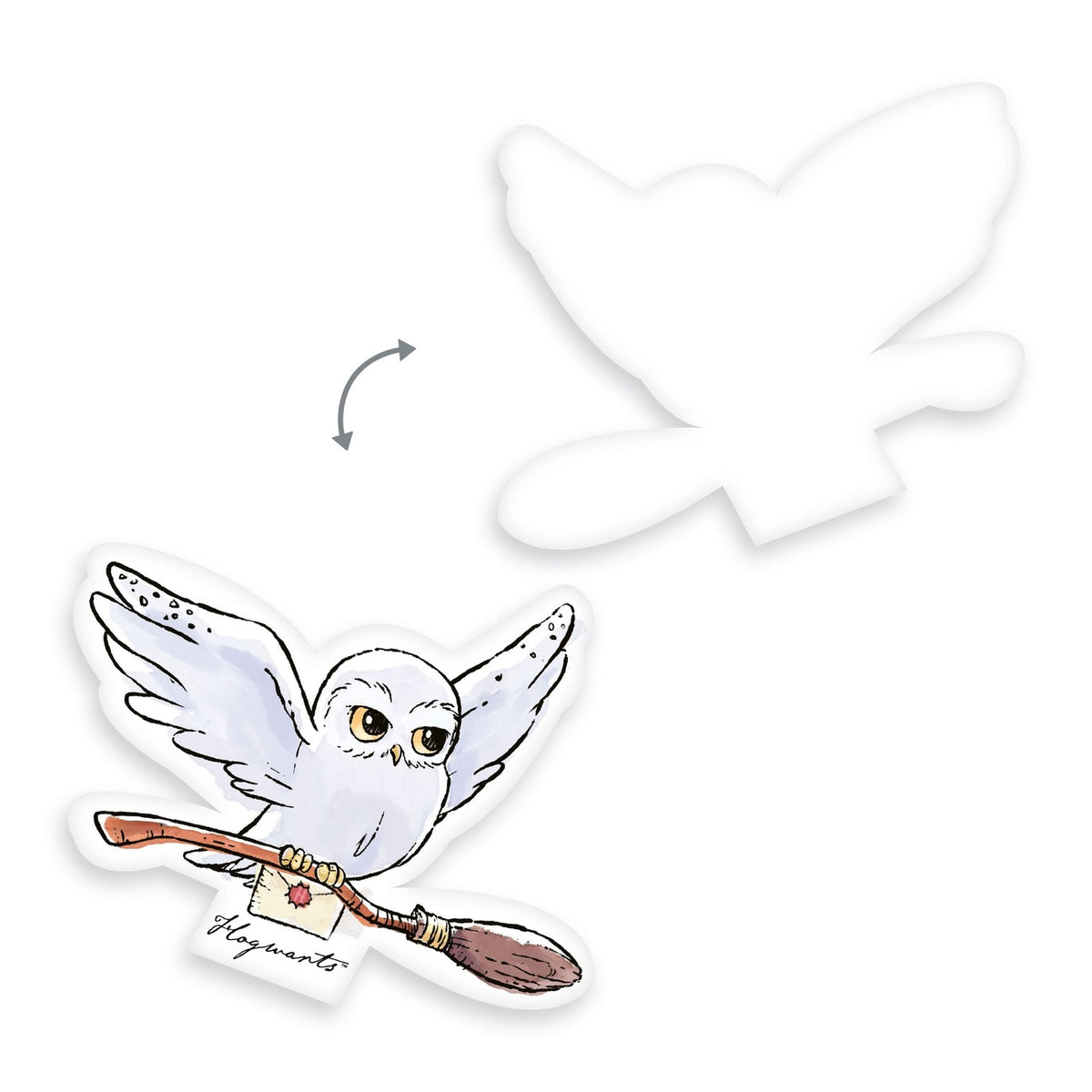 Imagen del producto Harry Potter Cojín decorativo Hedwig volando 38 cm