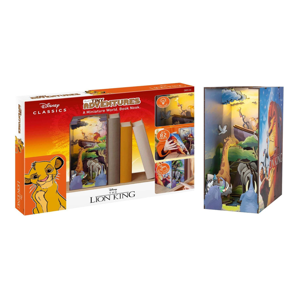 Imagen del producto Disney Tiny Adventures Book Nook Mini diorama El Rey León 23 cm
