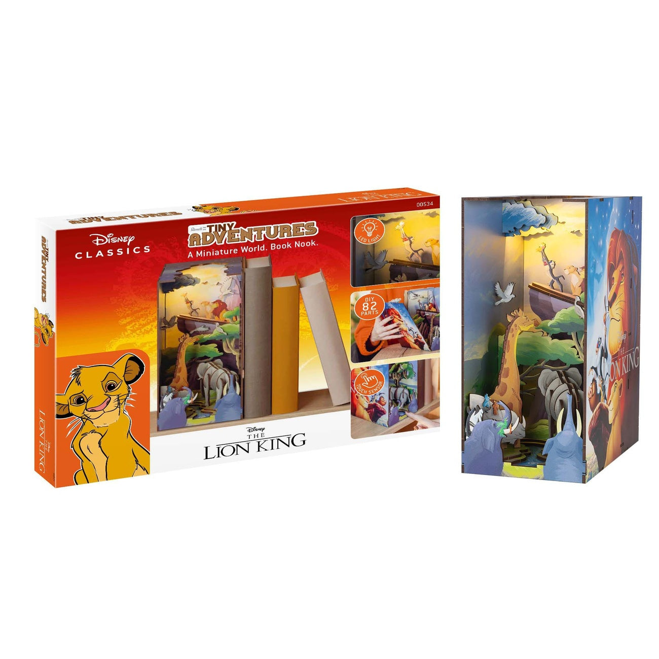 Imagen del producto Disney Tiny Adventures Book Nook Mini diorama El Rey León 23 cm