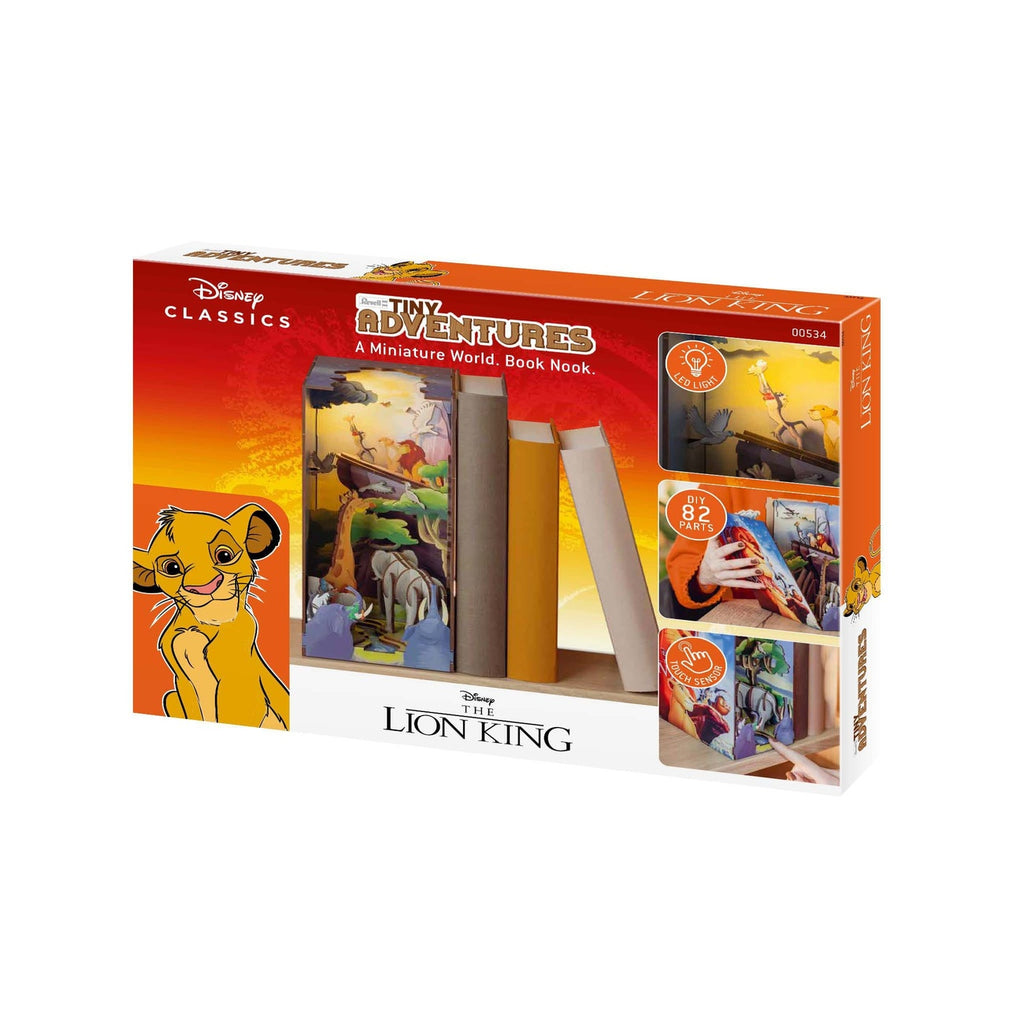 Imagen del producto Disney Tiny Adventures Book Nook Mini diorama El Rey León 23 cm