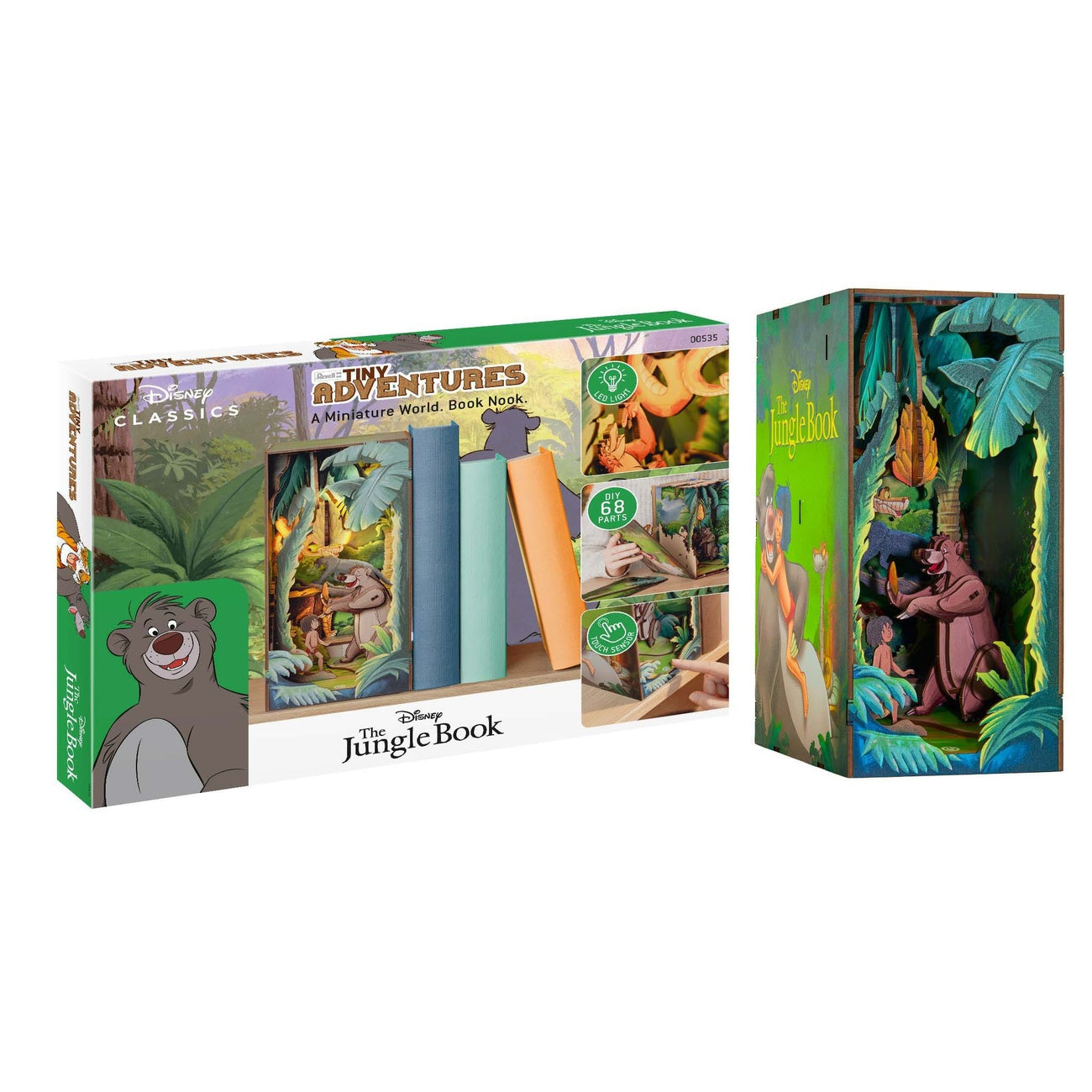 Imagen del producto Disney Tiny Adventures Book Nook Mini diorama El libro de la selva 23 cm