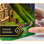 Imagen del producto El Señor de los Anillos Tiny Adventures Book Nook Mini Diorama Minas Tirith 23 cm