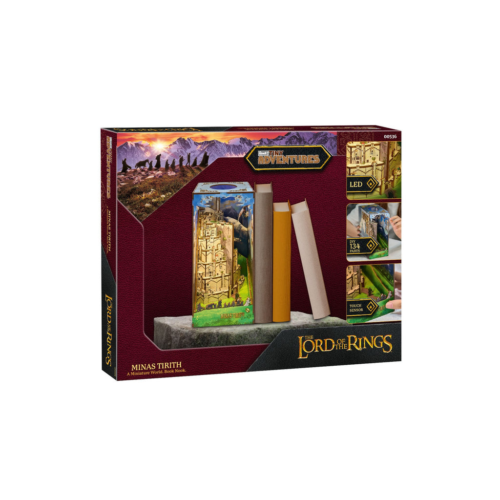 Imagen del producto El Señor de los Anillos Tiny Adventures Book Nook Mini Diorama Minas Tirith 23 cm