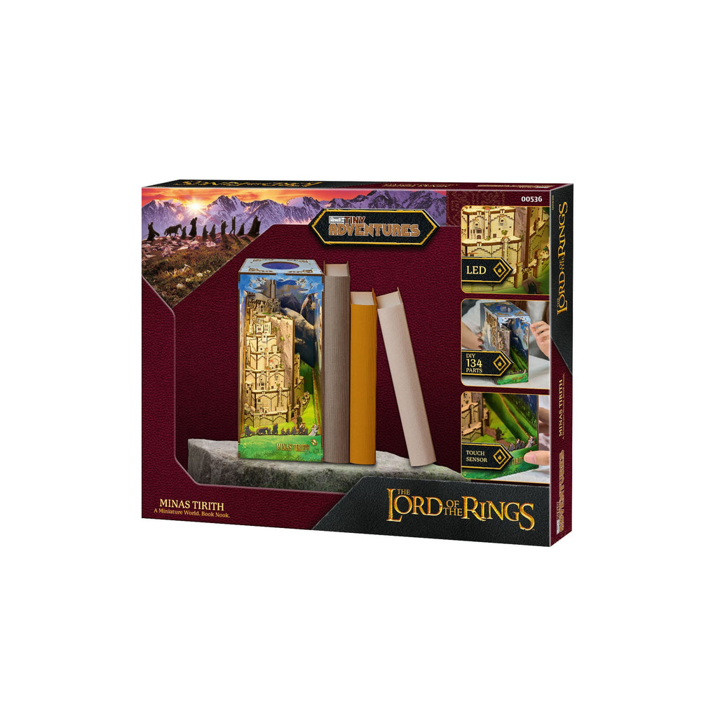 Imagen del producto El Señor de los Anillos Tiny Adventures Book Nook Mini Diorama Minas Tirith 23 cm