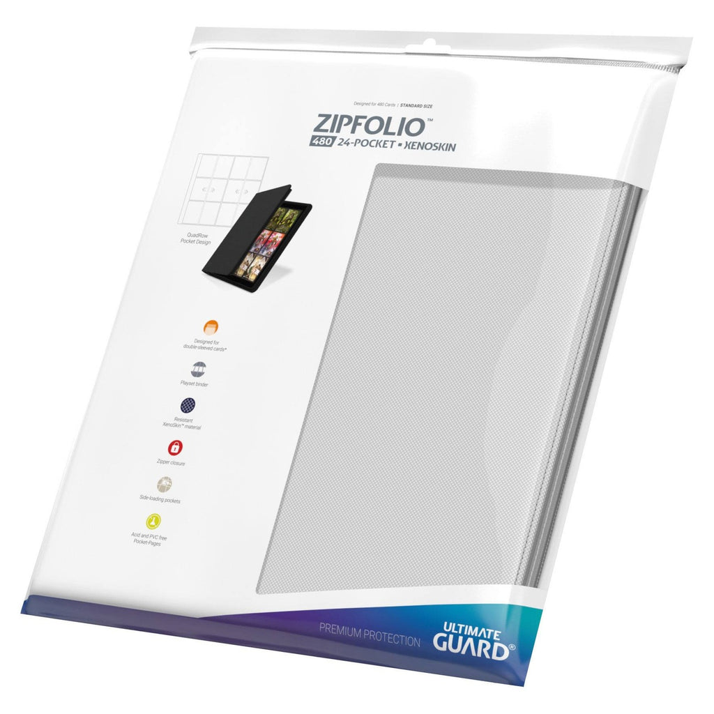 Product image Ultimate Guard Zipfolio 480 24-Pocket Xenoskin - White