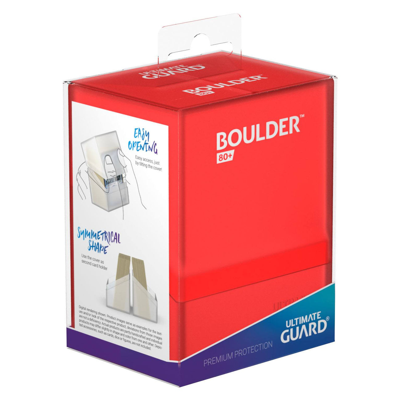 Imagen del producto Ultimate Guard Boulder 80+ - Rubí